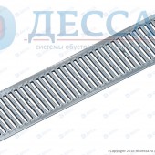 Решетка водоприемная -20.24.100- штампованная нержавеющая сталь (5230-д)